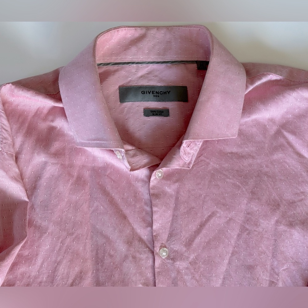 Givenchy Men's Pink Cotton Shirt